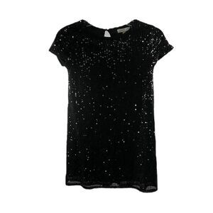 GB Girls Black Sequin Mini Dress Size M